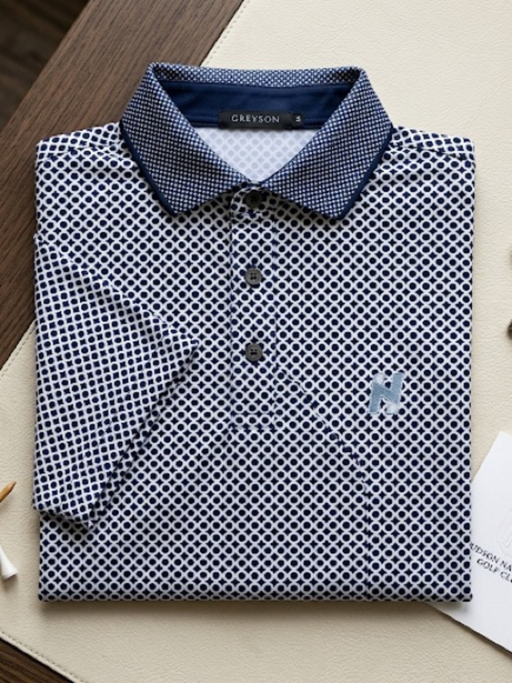 Greyson Hudson National Golf Club Golf Polo Medium M
